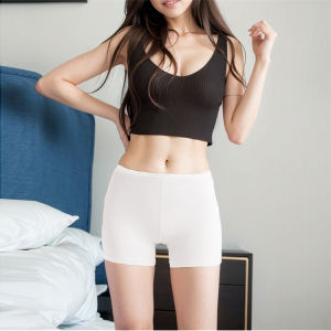 Summer Thin Womens Boxer Shorts Safety Pants Three-Inch Bottoms Underwear Briefs Prevent Exposure Home Comfortable Modal Fabric