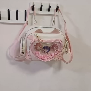 Cute Itabag Ita bag Cat bag Women Backpack Ladies Crossbody bag Japanese bag Anime Bag Kpop Bag Cute Backpack Lolita bag