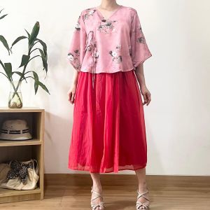 ECLAIRE 003 Setelan Rok Cheongsam Etnis Imlek CNY Pesta Anniversary Import ogll