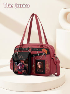 Limited Edition Lyrical Darkspace Themed Red Shoulder Bag Large Capacity