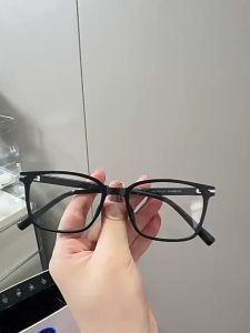 Korean Internet Celebrity TR Glasses Frame Good-looking Optical Glasses Glasses Square Frame Plain High-Grade Big Eye Face Slimming Glasses Factory