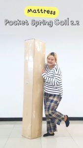 [Market Fur] ที่นอนสปริง รุ่น Pocket Spring coil 2.2 หนา 10 นิ้ว นุ่มพิเศษ แน่นปานกลาง ป้องกันการเกิดไรฝุ่น (ที่นอนกล่องอัดสุญญากาศ)