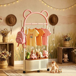 Kids Dopamine Colored Bedroom Clothes Hanger
