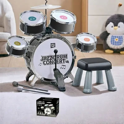 YISBRO | Childrens Beginner Home Practice Toy Drum Set
