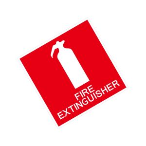 10x10cm Fire Extinguisher&First Aid Safety Sign Car Stickers Bumper Window Body DIY Decor Vinyl Decals Auto Tuning Accessories