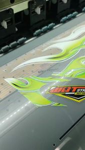 Striping Satria Facelift - Stiker Transparan Satria FU Facelift Api Vol 4 (Sudah Terpotong)