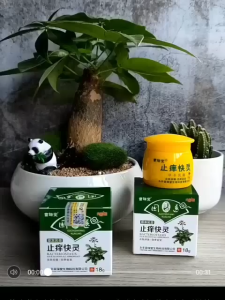 Antibacterial and antipruritic cream 20g Foot Ringworm Sweating Herpes Urticaria Rash Scalp Ringworm Body Ringworm Itchy Skin Dermatitis Anti-Itch Cream