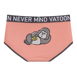 Vatoonn | Cartoon Cotton Printed Mid-rise Wide Waistband Anti-bacterial Crotch Briefs