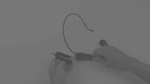 COD Kirim Cepat TaffSTUDIO Microphone Wireless Clip On Mic Imam Mesjid UHF Call Center HX W002