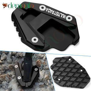 Motorcycle For Ducati Multistrada 950 950S V4 S Rally 1200 1200S Enduro 1260 Side Stand Enlarge Kickstand Extension Plate Pad