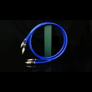 YYAUDIO Hi-Fi Dual RCA Cáp Âm Thanh Đơn Tinh Thể Đồng Cáp Tín Hiệu Cho Bộ Khuếch Đại/Loa Kết Nối Nam RCA Cổng Kết Nối