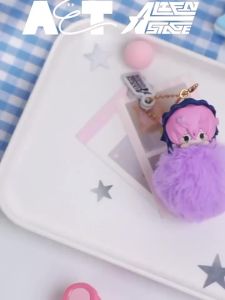 Anime Alien Stage Character Keychain Luka to Sua Ivan Mizi Hyuna Maumet Mini Plush Mascot Trendy Blind Box Toy Gift