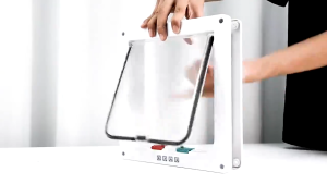 Pet Door Cat Door Pet Gate Frame Dog and Gate Cat Flap Door Dog Pet Lock Frame Lockable Cat Door