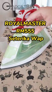 Steam Iron Travel Iron ROYALMASTER RM555( 1200W ) Non-Stick With Over Heat Protection Seterika Wap Mudah Alih