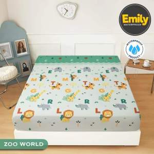 SPREI WATERPROF MOTIF SPREI ANTI AIR ANTI OMPOL TINGGI 30