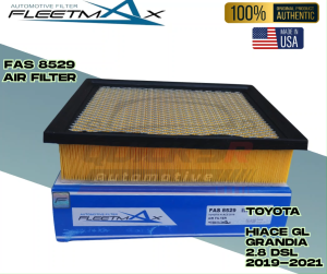Quick S/R Automotive Fleetmax Automotive Air Filter FAS8529 TOYOTA HIACE GL GRANDIA 2.8 DSL 2019-2021