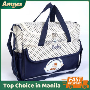 Fashion Mommy Bag Mommy messenger Bag Shoulder Bag Multi-Function Nylon Waterproof Travel Bag Baby Bottle Storage Bag Baby Diaper Bag Portable Large Capacity Womens Backpack Mommy Baby Bag (Navy Blue)