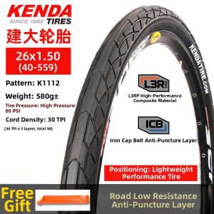 Kenda | Puncture Resistant Bald Inner and Outer Tires 26/27.5 inches