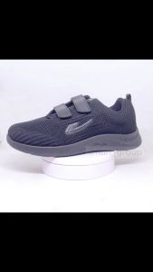 FIURI - NEW ERA - CINDY V 37-40 FULL HITAM-  SEPATU SNEAKERS KANVAS SOL KARET WANITA - SEPATU PEREKAT - SEPATU OLAHRAGA JOGGING SENAM PEREMPUAN - SEPATU SEKOLAH KERJA KULIAH - SEPATU CASUAL CEWEK TRENDY MURAH PROMO DISKON