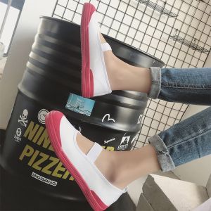 Memories of Childhood White Shoes Best Selling Womens Shoes Japanese Version Lightweight Flat Nurse Cloth Shoes New Arrival Easiest for Match Indoor Shoes Flats