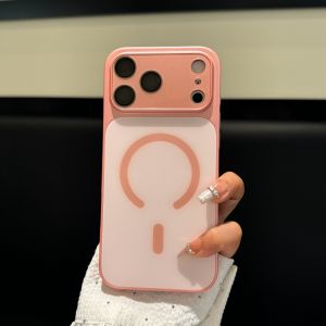 CHUQIAN | Classic Black Large Window Magnetic Full Enclosure Case with Camera Film Anti-Drop 适用于 iPhone 新款