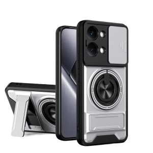 szhaiyu | Armor Hard Kickstand Phone Case For Xiaomi Poco F8 X7 X8 Pro Max Ultra Magnetic Stand Slide Camera Protector Shockproof Cover
