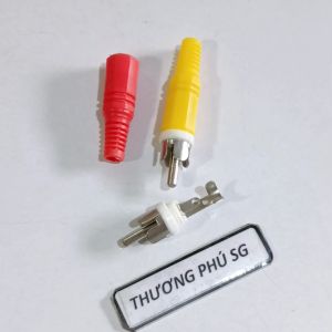 Đầu âm thanh AV / Chuẩn hàn dây AV  (1 Cặp 2 Cái)