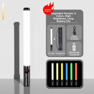 JIAHUACAI | Handheld Portable RGB LED Light Professional Photography Video Shooting Live Streaming Light