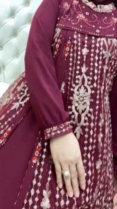 Laura Maxy Gamis Brokat Terbaru 2025 Mewah/Baju Wanita Dewasa 2025 Viral/Gamis Motif Terbaru 2025/Gamis Brokat Simple Elegan/Dres Kondangan Pesta/Gamis Lebaran 2025