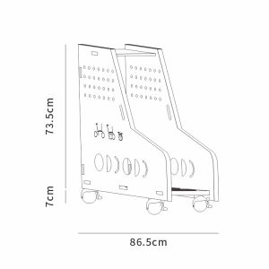 Double Layer Folding Bicycle Storage Box Brompton Wooden Bike Parking Stand Simple Modern Home Furniture Display Shelf