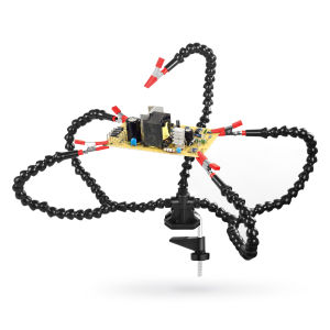 NEWACALOX ช่วยให้มือที่สามมือเครื่องมือบัดกรี PCB Vise ตาราง Clamp Solder Stand สําหรับ PCB ซ่อมเครื่องประดับหัตถกรรม