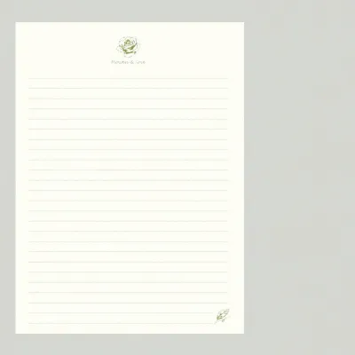 Elegant Vintage Style Letter Paper 10 Pieces
