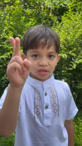 Smilee Lutfi Putih - Koko Anak Laki-laki [Size 1-5 Tahun] Baju Kaos Muslim