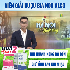 Viên Ngậm Giải Rượu Non Alco hộp 12 viên giải rượu chỉ sau 40 phút-Hạ Nồng Độ Cồn Tỉnh Táo Tức Thì