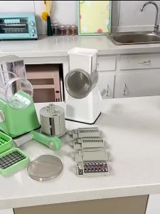 1 Second Vegetable Chopper! - Manual Food Chopper for Cooking No More Tears Dices Slices Grates for Salsa Salad & Stir-Fry  Dishwasher Safe BPA-Free Container