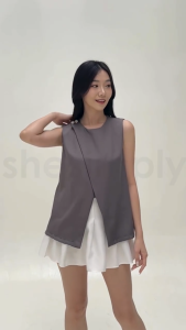 Blouse Top Wanita Bahan Katun Adem