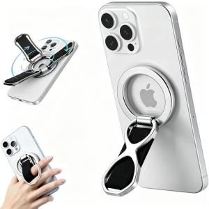 DUTRIEUX | Soporte Magnético Ajustable con Anillo – Rotación 360° Aleación de Aluminio Diseño Plegable Regalo Ideal para Conductores