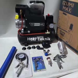 Mesin Kompresor NLG Izumi Max DM 0709 & Spraygun