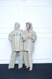 Jas Hujan Premium Waterproof bahan terbaik pvc 025 ukuran jumbo by MWS