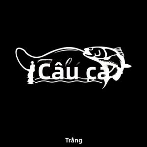 Ngộ Nghĩnh Câu Cá Thợ Săn Xe Ô Tô Vinyl Đề Can Có Thể Tháo Rời Xe Tạo Kiểu Trang Trí Cho Ô Tô Cửa Sổ Phía Sau Hình Học Không Đều