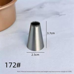 Stainless Steel Cake Nozzle Tube Head DIY Pastry Puff Skirt Icing Piping Nozzles