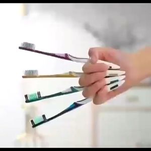 Bàn chải đánh răng lông mềm bàn chải than tre XIUIIE loại bỏ sạch mảng bám làm sạch nướu set 5 cây - Happy Life 4U