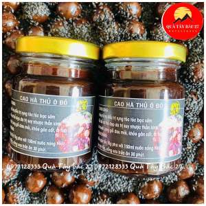 (SALE KHỦNG 30%-60%) Cao Hà Thủ Ô đỏ núi đá Mật Ong Rừng Cao Cấp  Hà Thủ Ô Giảm Rụng Bạc Tóc làm đen râu tócbảo vệ gantăng cường sức khoẻ nam giới-Qùa Tây Bắc 27