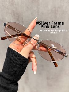 Chuming | Vintage Cat Eye Large Frame Sunglasses UV400