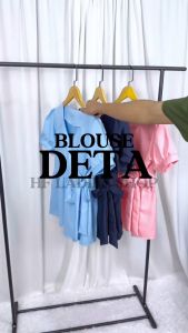 HFF - MC - Blouse Wanita Kekinian Viral / Baju Wanita Korea / Blouse Neta / Atasan Wanita Modern / Baju Waanita Cantik Wanita Dewasa / Blouse Remaja / Atasan Polos / Pakaian Wanita Model Terbaru / Baju Atasan / Fashion Wanita Simple Elegant Kekinian