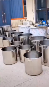 <𝙇𝙖𝙯𝙎𝙜𝙈𝙖𝙡𝙡> Super Large Capacity Soup Pot and Bucket Stainless Steel Gas Induction