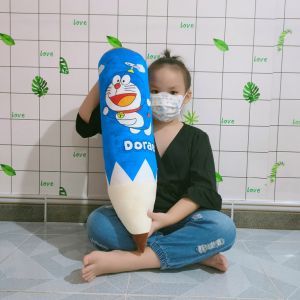 GỐI ÔM NGỦ CHO BÉ MẪU GIÁO HÌNH DOREMON GỐI ÔM 3D GIÁ RẺ HÌNH BÚT CHÌ