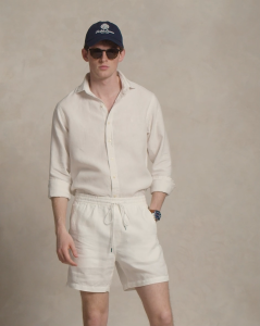 Polo Ralph Lauren Men Classic Fit Slub Linen Shirt [Sale]