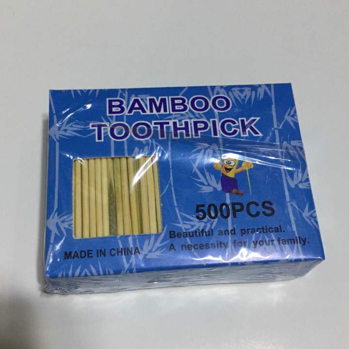 1 Pack Bamboo Toothpick 500Pcs | Lazada PH