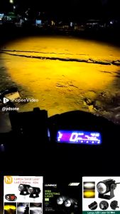 PROMO 2PCS LAMPU TEMBAK LASER LED MINI 2 WARNA LAMPU PUTIH KUNING LAMPU TEMBAK SOROT FROGLAMP D2 MINI BEAT NMAX VARIO RX KING FU VIXION NINJA UNIVERSAL